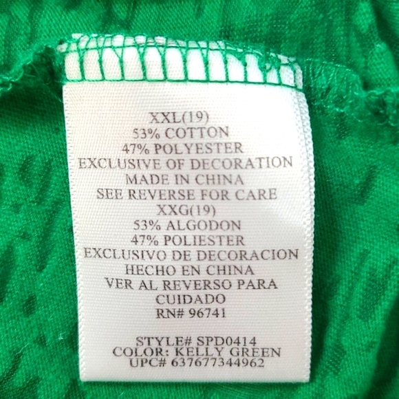 Rocket Girl All Access Everyone Loves An Irish Girl Burnout Tee Size 14 - Picture 5 of 6